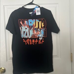 Naruto Black Graphic T-Shirt